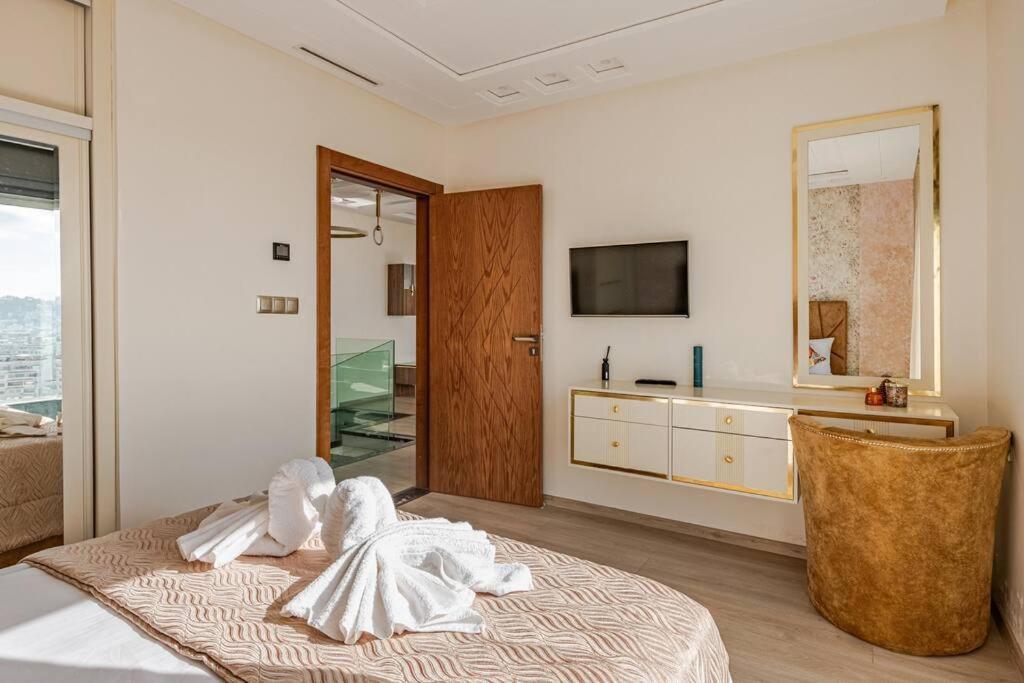 Appartement Royale Duplexe Pleine Centre Tanger Extérieur photo